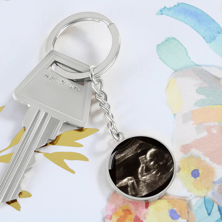 Daddy To Be Keepsake Keychain Gift | First Father's Day | Ultrasound Present | “Order by June 9 for Father's Day”