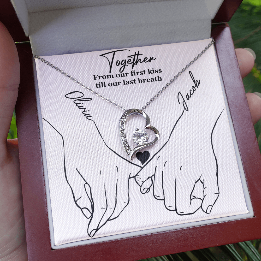 From Our First Kiss Till Our Last Breath – Forever Love Necklace