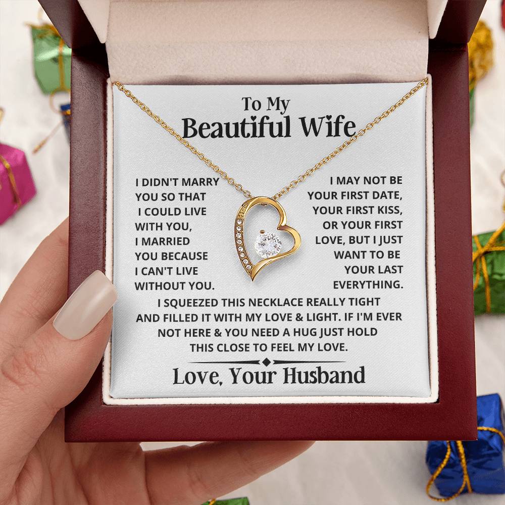 Heart Necklace - Beautiful Wife