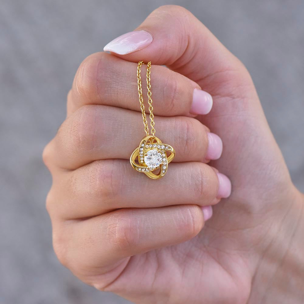 Personalized Love Diamond Necklace for Mom Gift Set