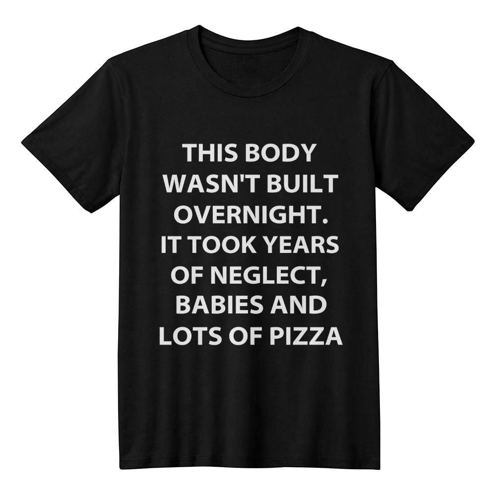 This Body Wasn't Built Overnight Tank Top – Unisex Funny Shirt for Summer, Gym, or Beach