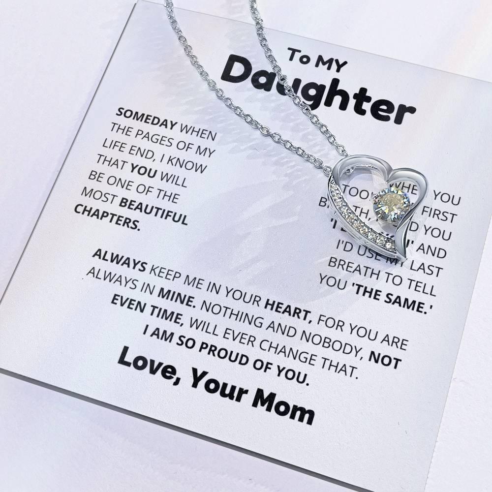 To My Beautiful Daughter - Always Keep me in your Heart - Charming Family Gift