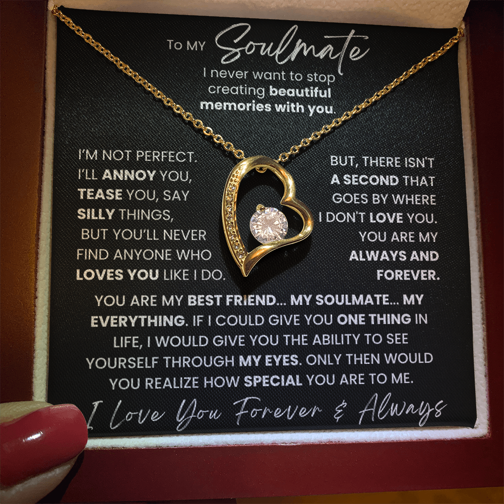 To My Soulmate - Forever Love Necklace Gift Set CFG604
