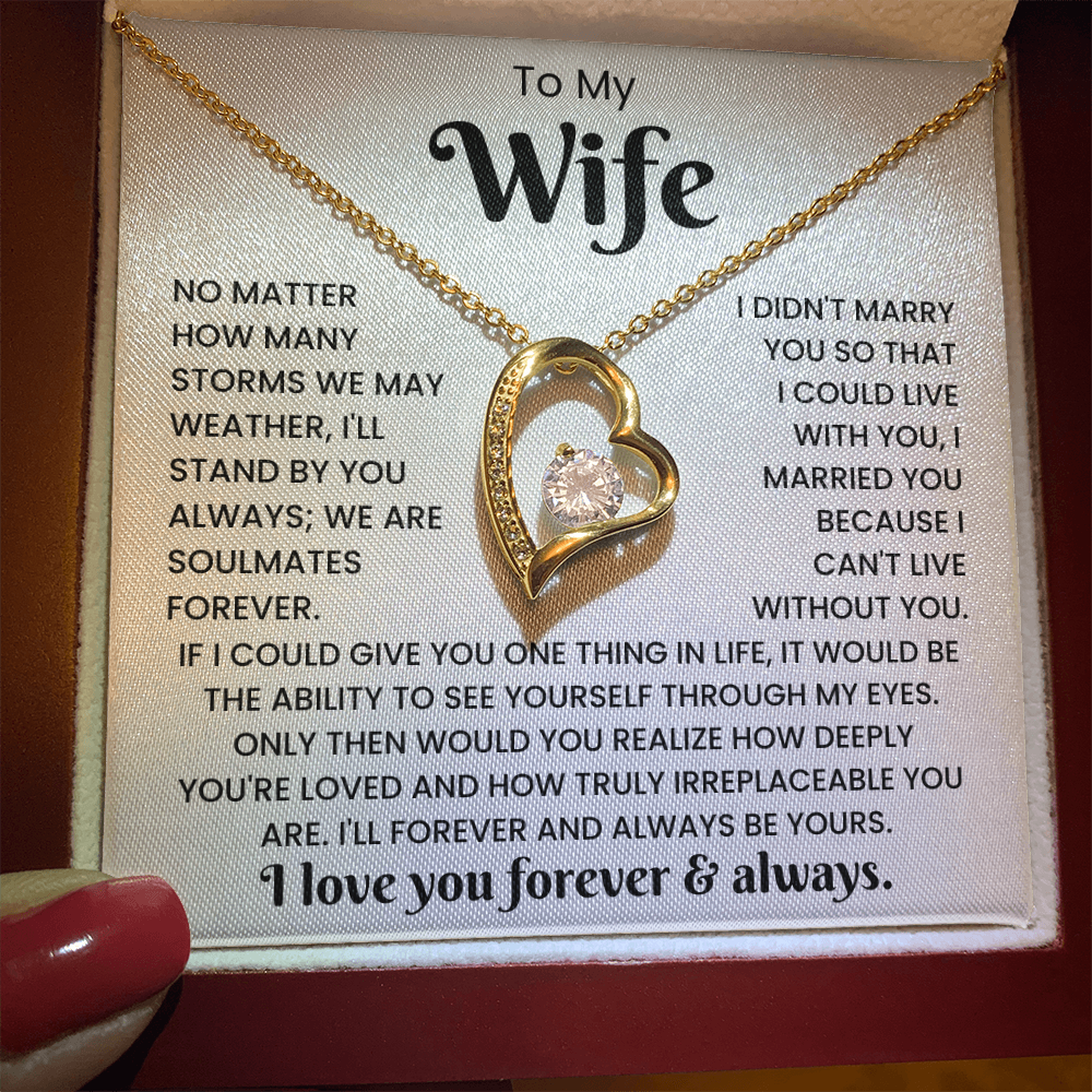 To My Wife - Forever Love Necklace Gift Set CFG1102