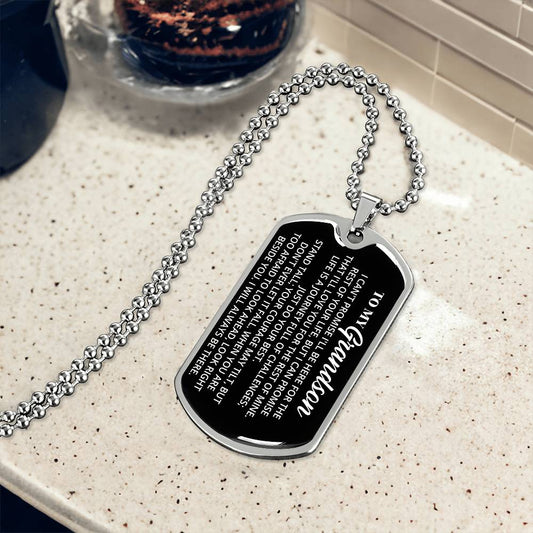 To My Grandson - Love Tag Gift Set