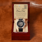 To My Bonus Dad - I'm Thankful every day - Watch Gift Set