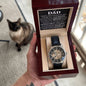To My Dad - I Really Love You - Openwork Watch