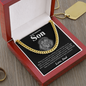 To My Amazing Son - Love Dad - Cuban Link Chain Necklace