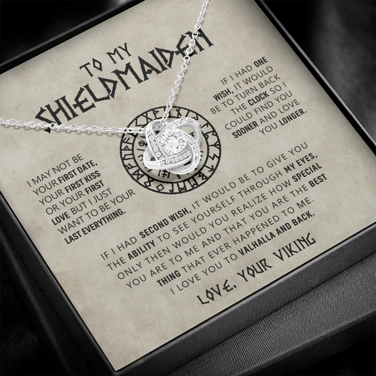 To My Shieldmaiden - I Love You To Valhalla And Back - Love Knot 16