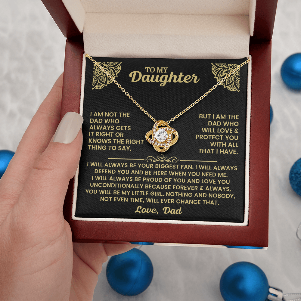 You will always be my little girl - Necklace for Daughter from Dad