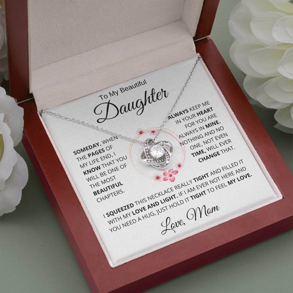 To my Lovely Daughter Love Mom