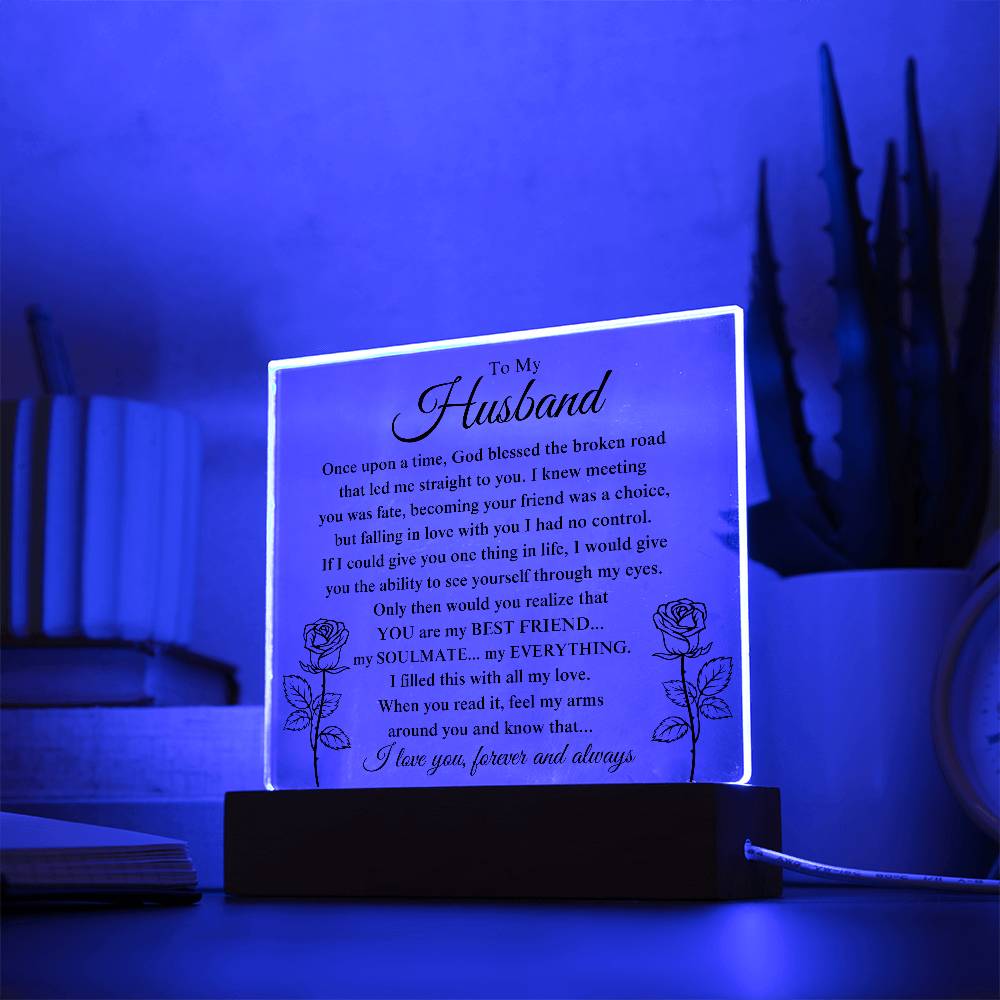 My Husband My Everything Acrylic Plaque