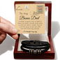 To My Bonus Dad - Love You Forever Bracelet Gift Set