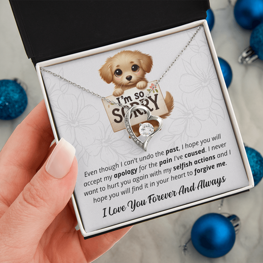 I'm Sorry For Hurting You Flower | Forever Love Necklace
