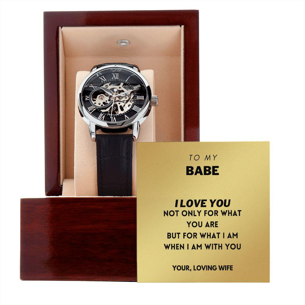 To My Babe - Not Only for What You Are - CHARMING FAMILY GIFT