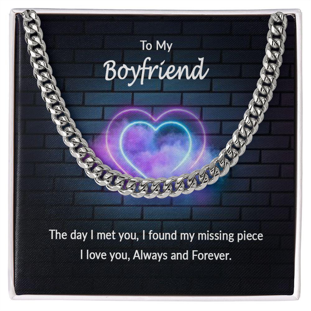 To My Boyfriend - I Love you - CHARMING FAMILY GIFT