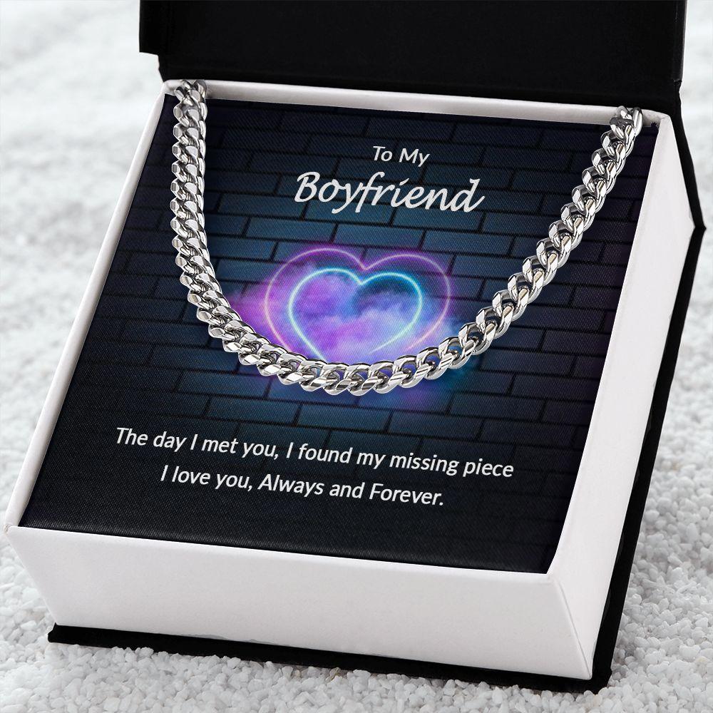 To My Boyfriend - I Love you - CHARMING FAMILY GIFT