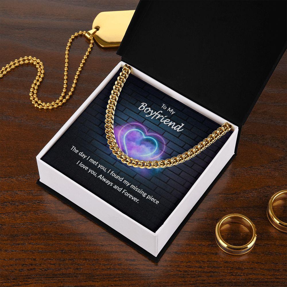 To My Boyfriend - I Love you - CHARMING FAMILY GIFT