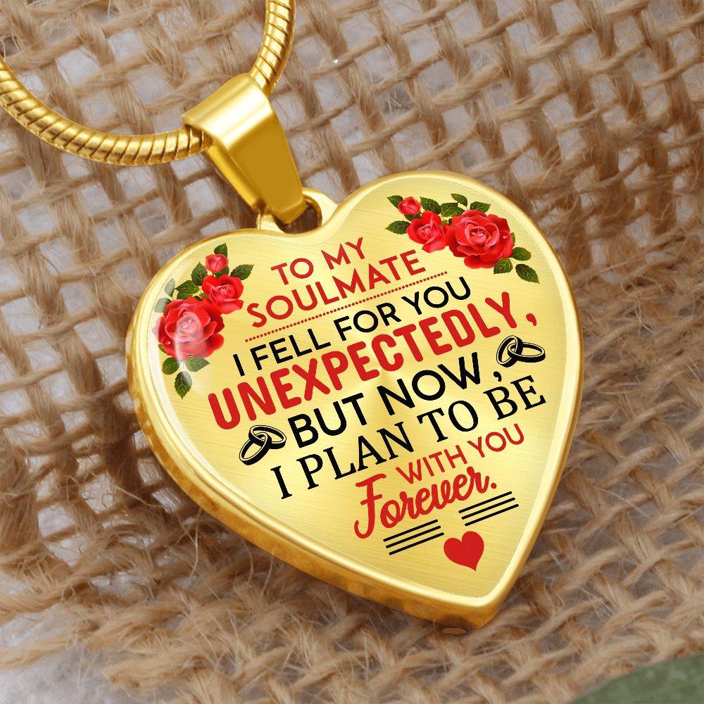 To My Soulmate - I Love You Forever and Always Perfect Gift for Valentine Day - CHARMING FAMILY GIFT