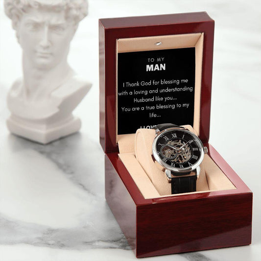 To My Man - I Love you - CHARMING FAMILY GIFT
