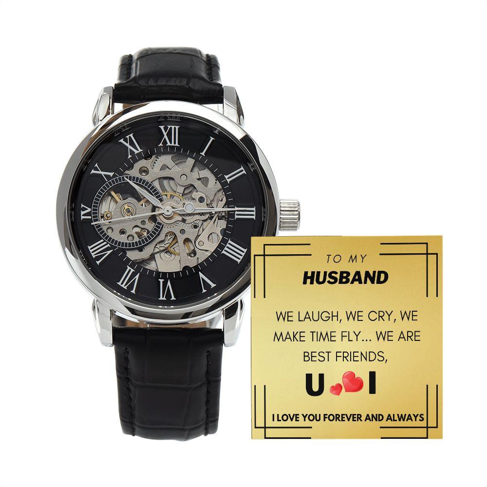 To My Husband - We Laugh - I Love You - CHARMING FAMILY GIFT
