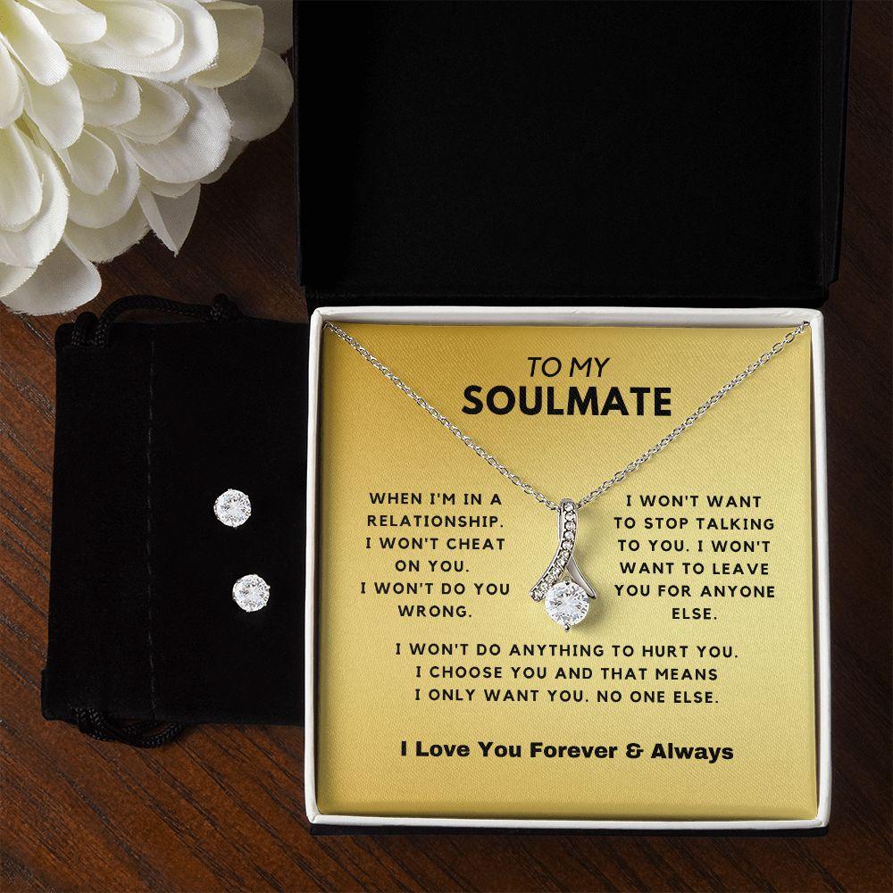 To My Gorgeous - Gold Alluring Necklace Gift Set - CHARMING FAMILY GIFT