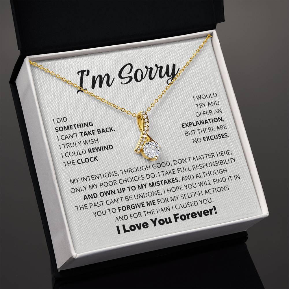 Apology Gift For Her - I Take Full Responsibility - Alluring Beauty Necklace - Charming Family Gift
