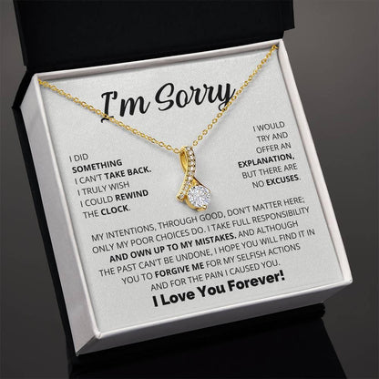 Apology Gift For Her - I Take Full Responsibility - Alluring Beauty Necklace - Charming Family Gift
