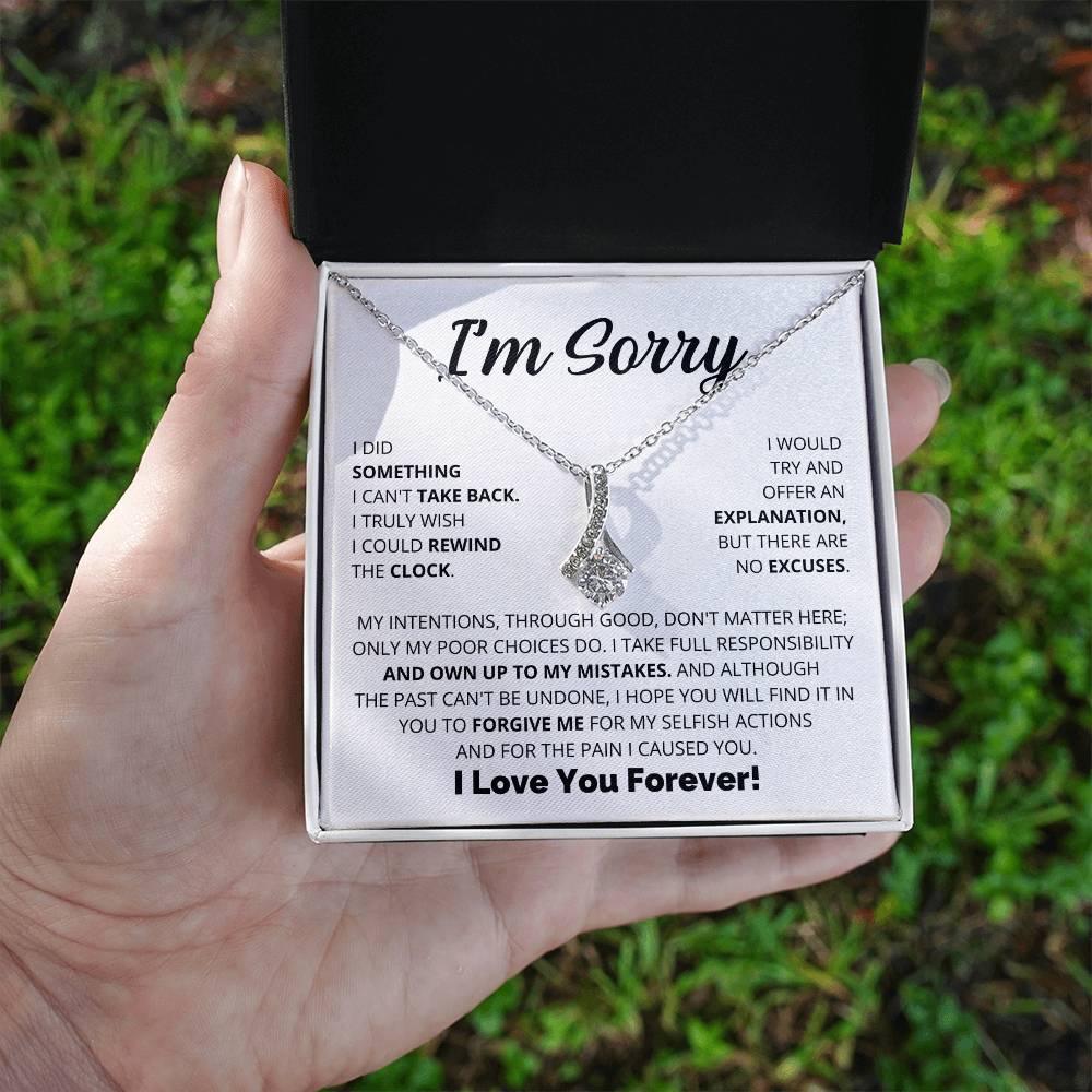Apology Gift For Her - I Take Full Responsibility - Alluring Beauty Necklace - Charming Family Gift