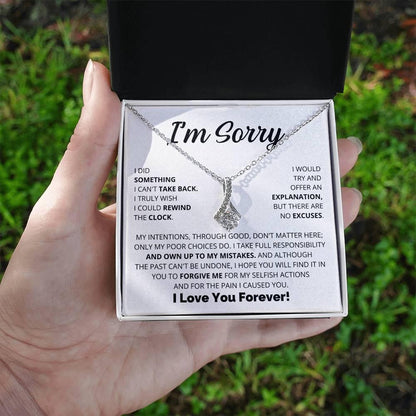 Apology Gift For Her - I Take Full Responsibility - Alluring Beauty Necklace - Charming Family Gift