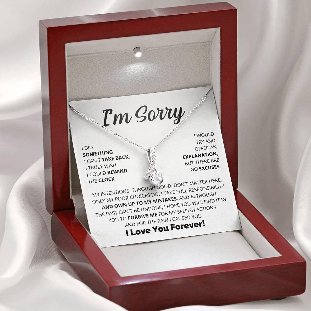 Apology Gift For Her - I Take Full Responsibility - Alluring Beauty Necklace - Charming Family Gift