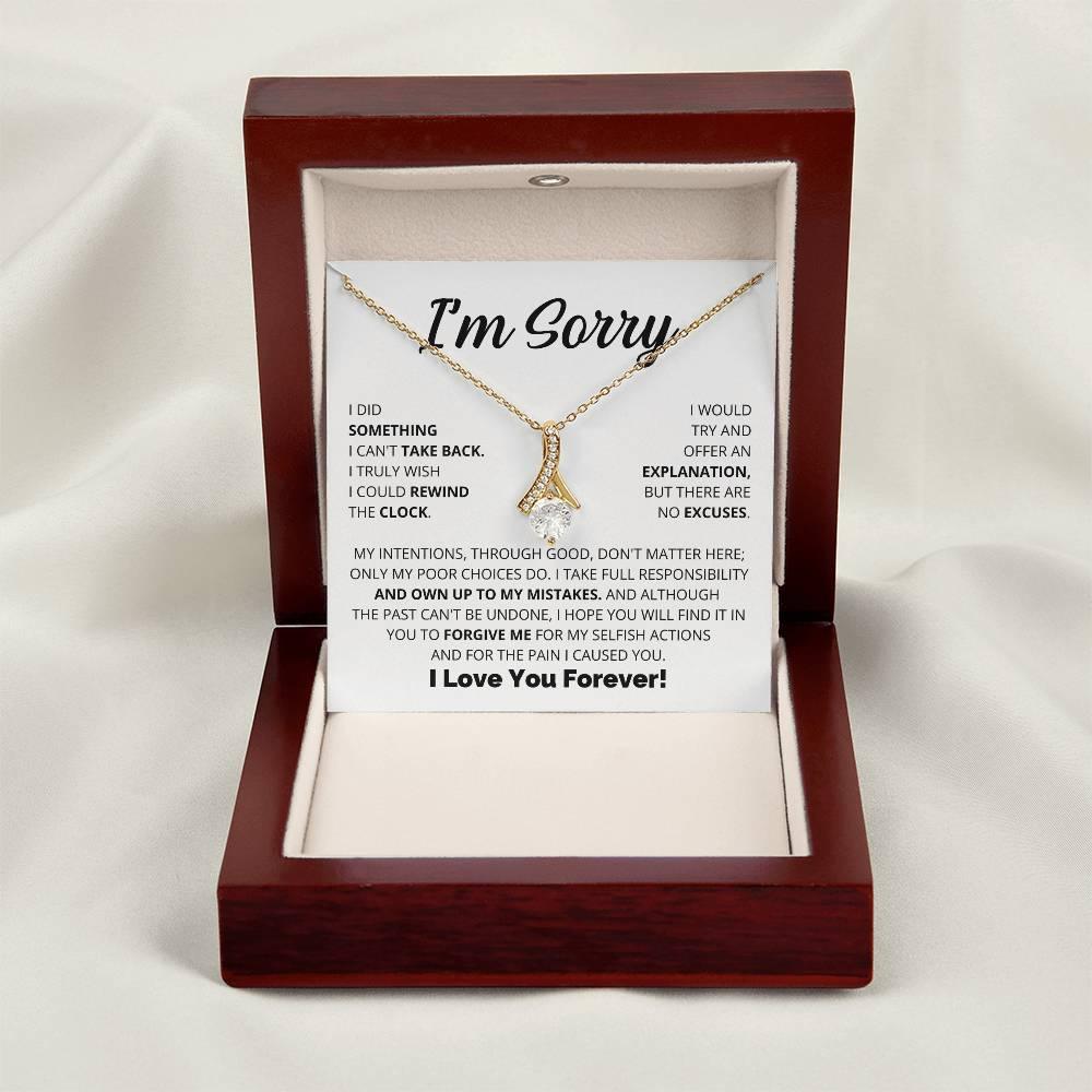 Apology Gift For Her - I Take Full Responsibility - Alluring Beauty Necklace - Charming Family Gift