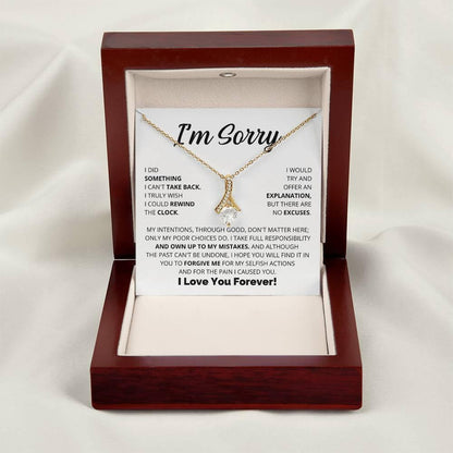 Apology Gift For Her - I Take Full Responsibility - Alluring Beauty Necklace - Charming Family Gift