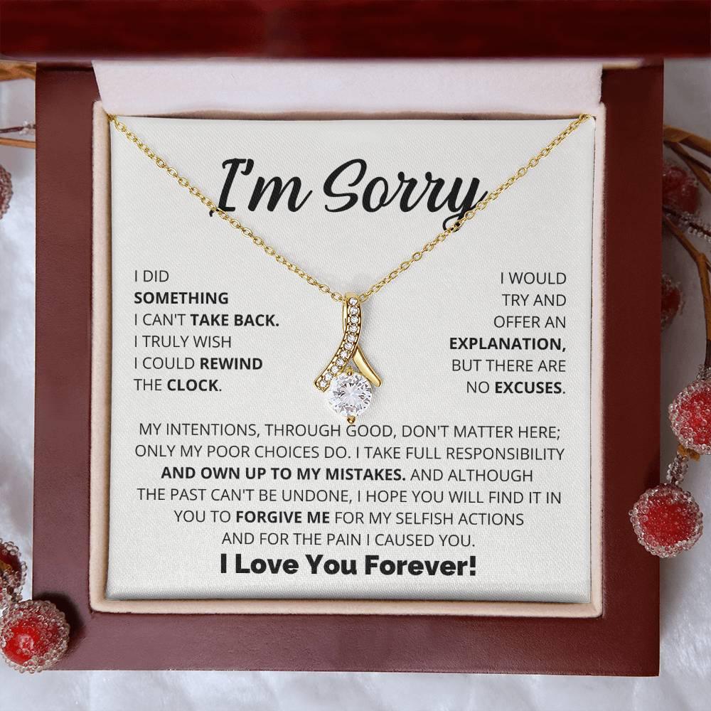 Apology Gift For Her - I Take Full Responsibility - Alluring Beauty Necklace - Charming Family Gift