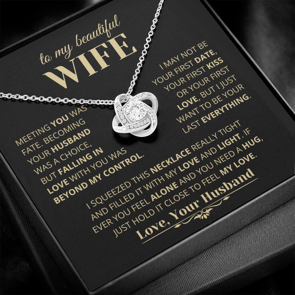 Beautiful Gift For Wife, "Meeting You Was Fate"