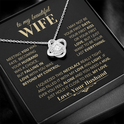 Beautiful Gift For Wife, "Meeting You Was Fate"