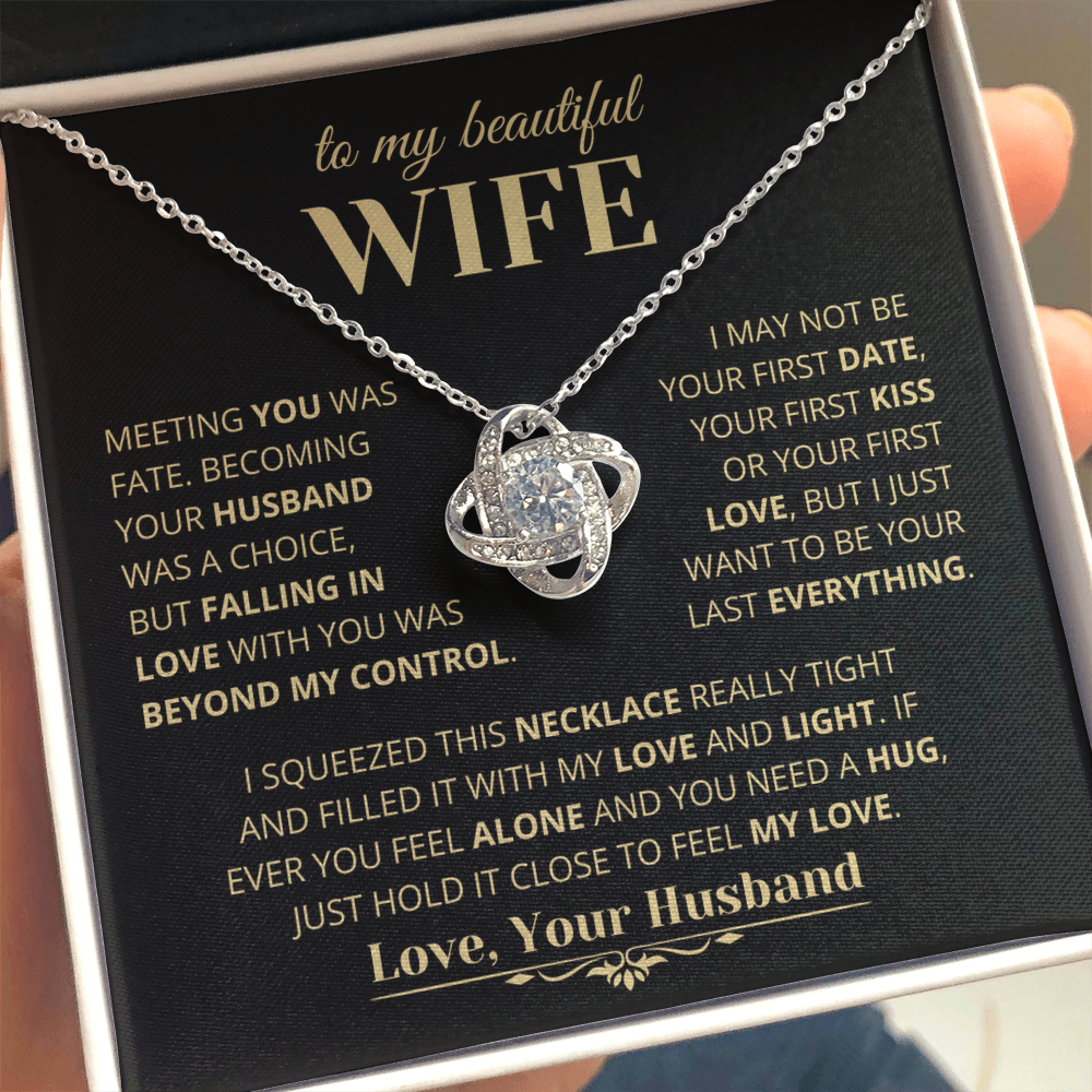 Beautiful Gift For Wife, "Meeting You Was Fate"