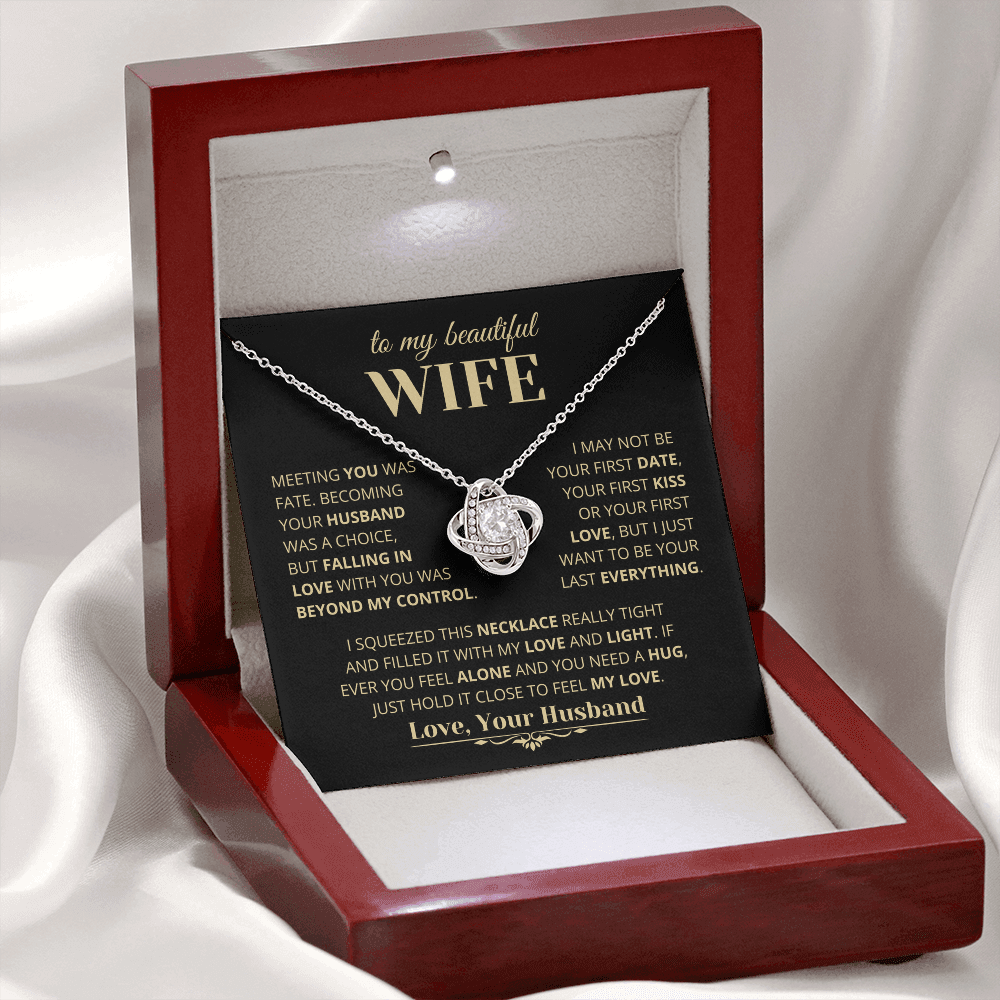 Beautiful Gift For Wife, "Meeting You Was Fate"