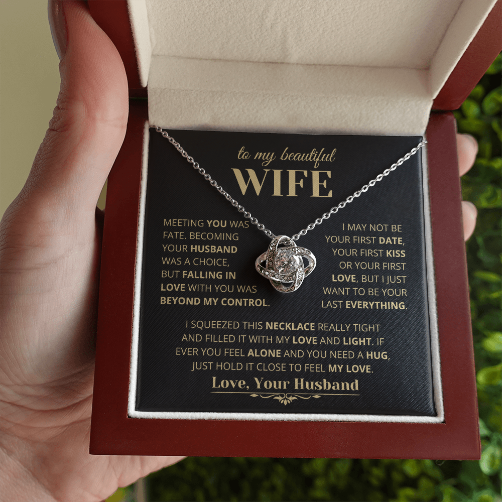 Beautiful Gift For Wife, "Meeting You Was Fate"