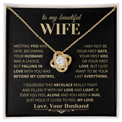 Beautiful Gift For Wife, "Meeting You Was Fate"