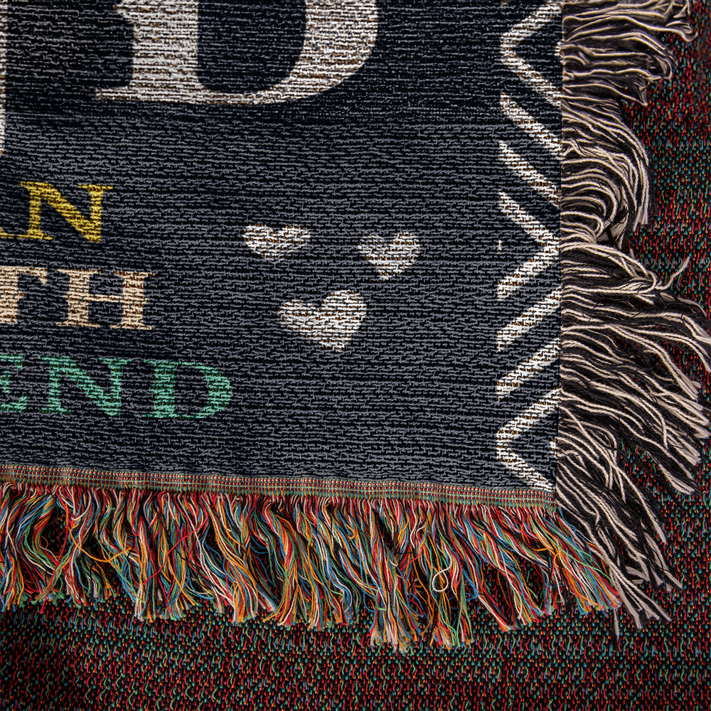 Best Dad Ever - Heirloom Woven Blanket Gift