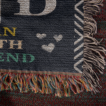 Best Dad Ever - Heirloom Woven Blanket Gift
