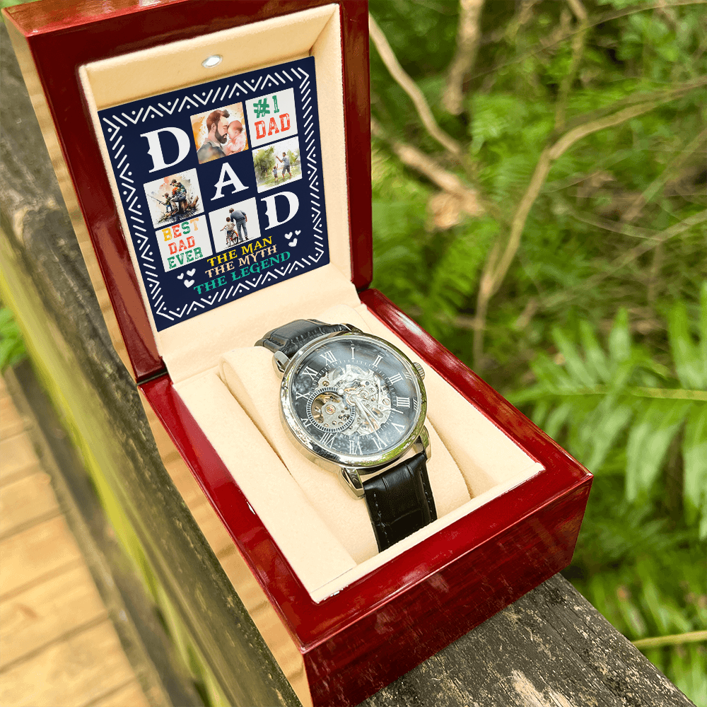 Best Dad Ever - Luxury Watch Gift