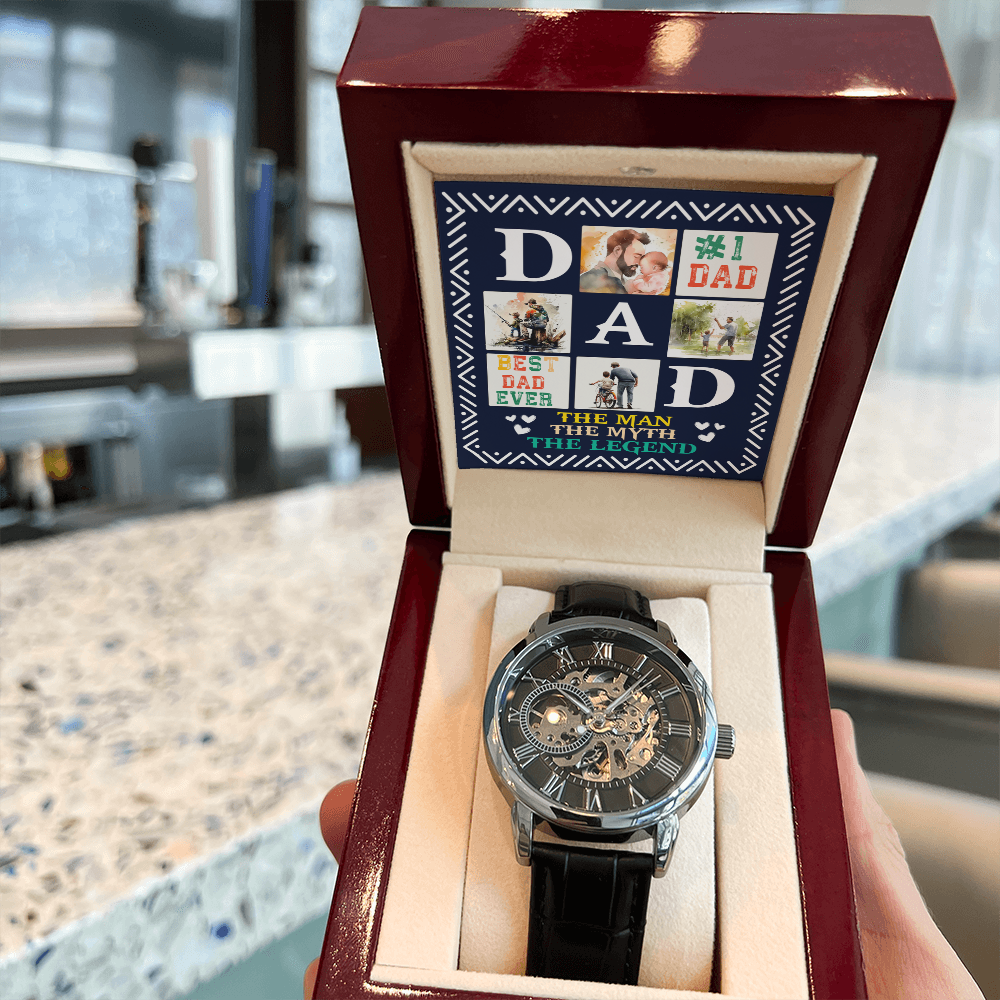Best Dad Ever - Luxury Watch Gift