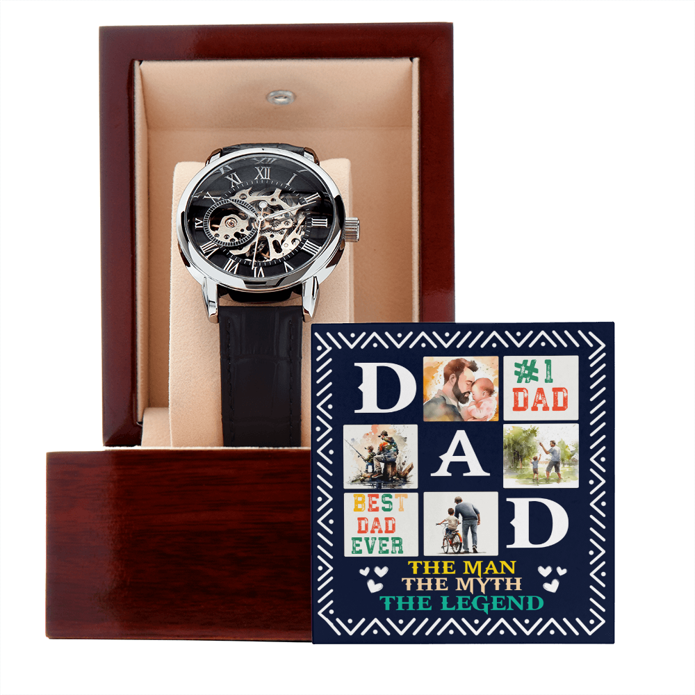 Best Dad Ever - Luxury Watch Gift