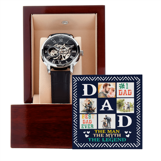 Best Dad Ever - Luxury Watch Gift