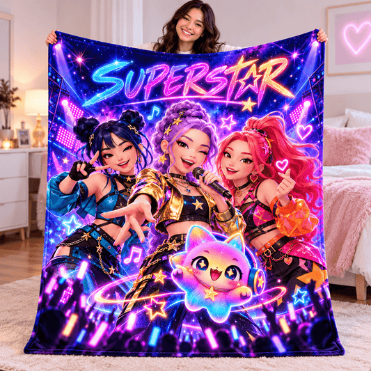 superstar blanket gift for daughter
