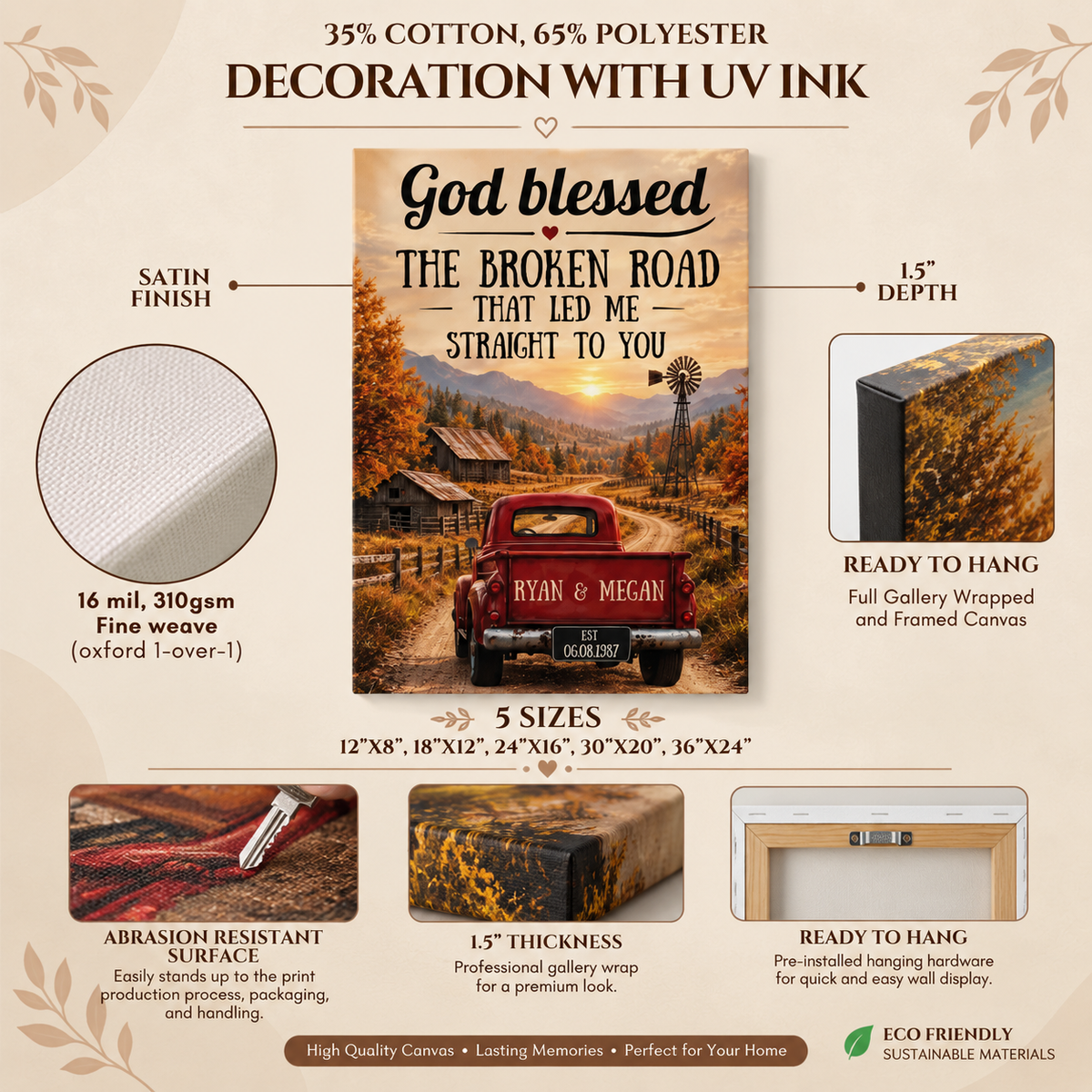 Rustic Family Keepsake Wall Art