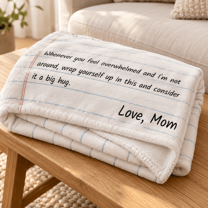 To My Daughter - Love, Mom - Super Comfy Blanket