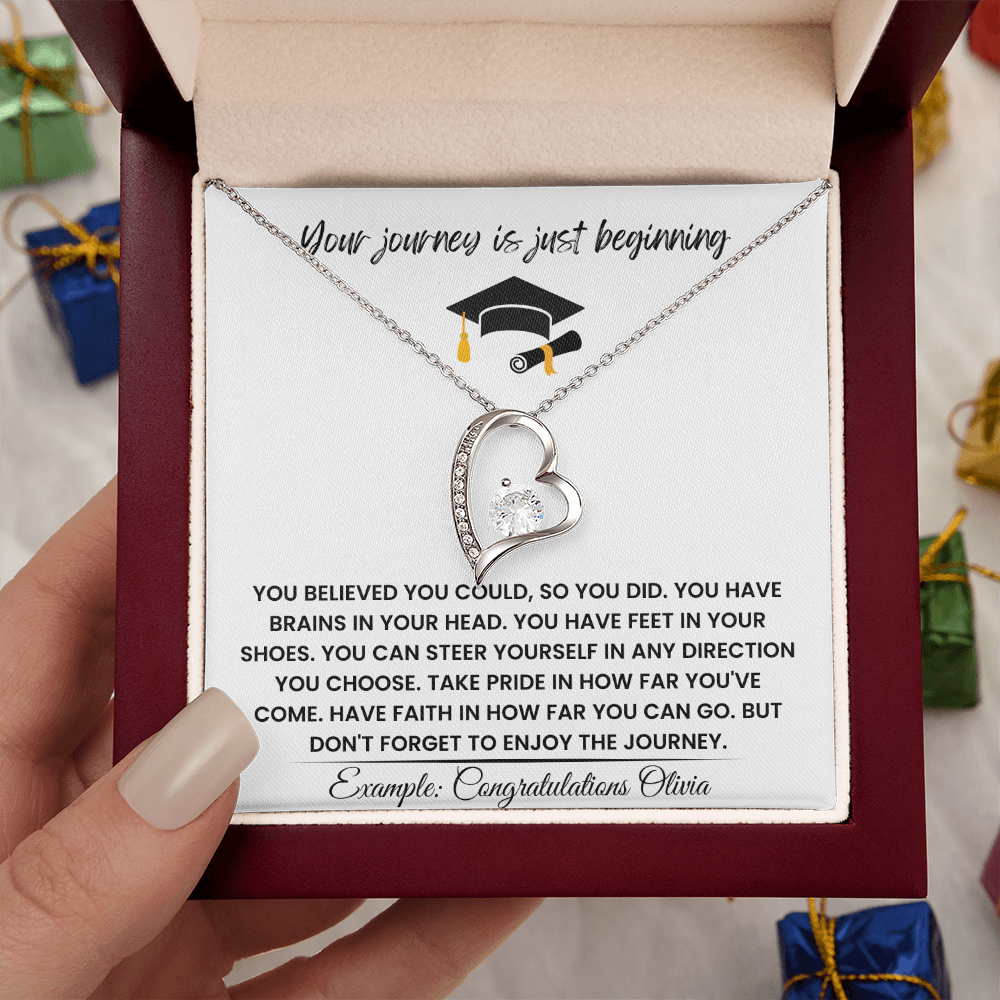 Congratulations Olivia - Forever Love Necklace Gift Set